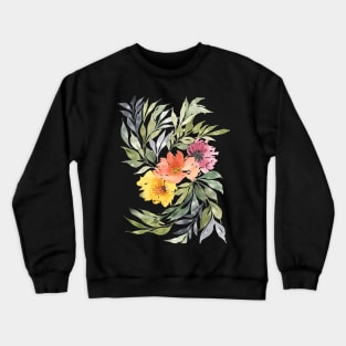 Peachy Florals Crewneck Sweatshirt